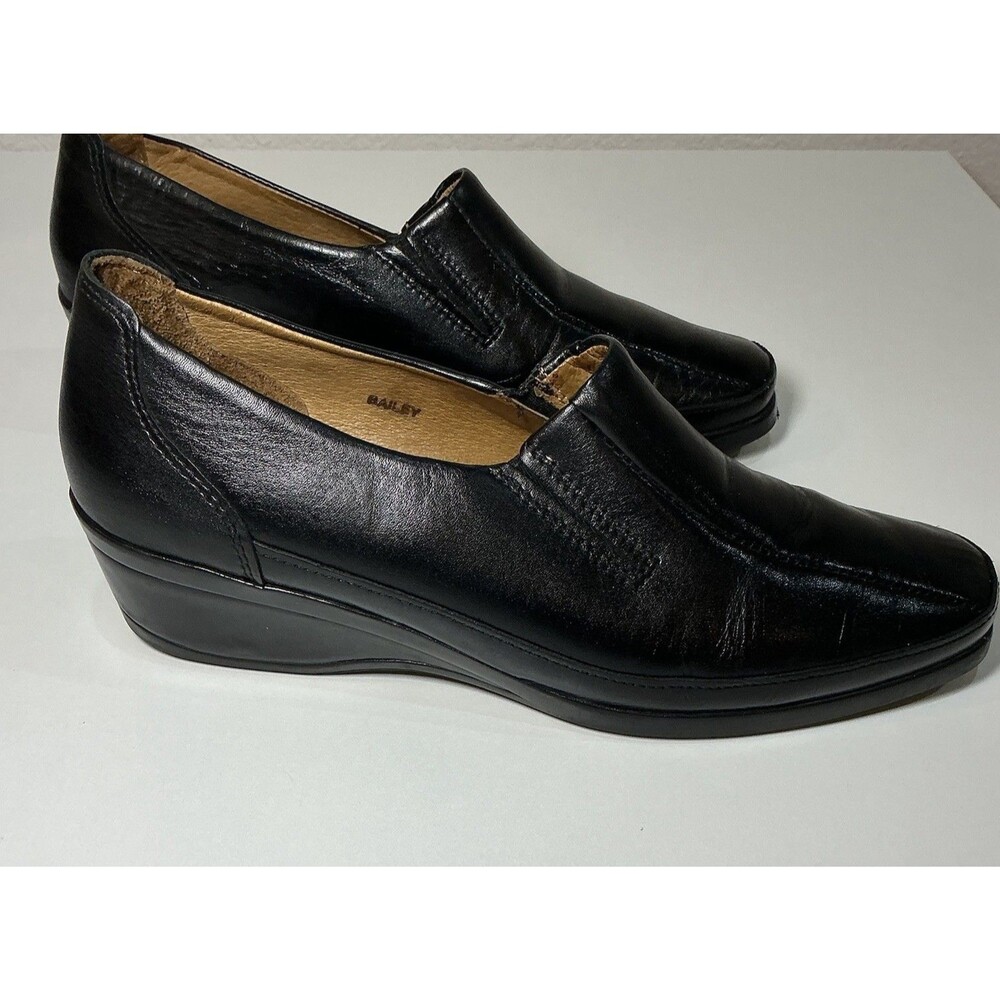 Spring Step Black Slip-On Loafer Women’s 9.5M Comfort Gently Used Flats Shoes